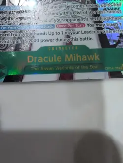 Dracule Mihawk (Manga) OP14-119 The Azure Sea's Seven Foil ❤ MOTHER_2_ALL - Image 5