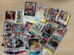 One Piece OP-08 Bulk Lot 200+ Cards JAPANESE (Gold Events, Rares Included) - Image 1