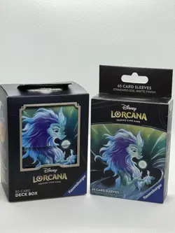 Lorcana Card sleeves Sisu (65 Ct.) And Sisu Deck Box. - Image 1
