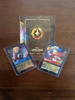 Disney Lorcana Magical Places EPCOT 2026 Rapunzel & Donald Duck Promo Cards - Image 1