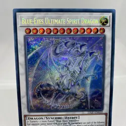 Yugioh Blue-Eyes Ultimate Spirit Dragon 25LP-EN020 Secret Rare with Stamp NM - Image 3