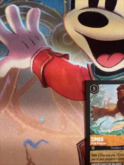 Disney Lorcana Simba Pride Protector 20/204 NM- Azurite Sea - Image 2