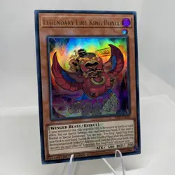 Yugioh Legendary Fire King Ponix 25LP-EN004 Ultra Rare with Stamp NM - Image 5