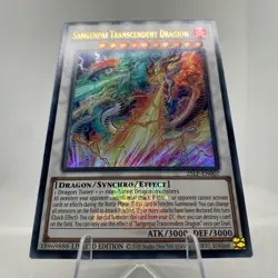 Yugioh Sangenpai Transcendent Dragion 25LP-EN007 Ultra Rare with Stamp NM - Image 4