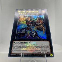 Yugioh Ryzeal Detonator 25LP-EN014 Ultra Rare with Stamp NM - Image 4