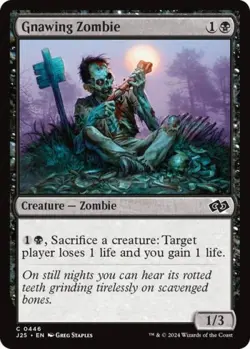 Gnawing Zombie - Near Mint MTG Foundations Jumpstart - Image 1