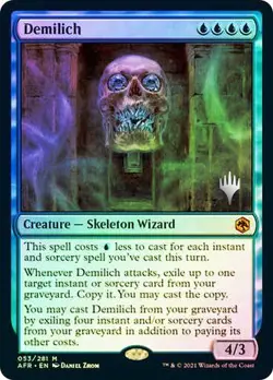 MTG - Demilich - AFR - Foil Promo - Magic the Gathering - Image 1