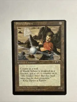 MTG Magic the Gathering Card LP - Shield Sphere - Image 1