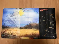 Mtg Guru Land Flat Playmat Signed No.MP219 - Image 1