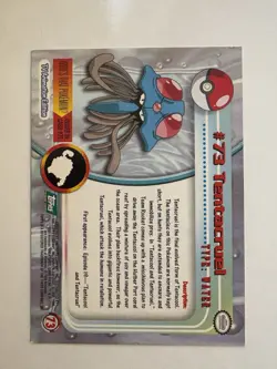 Tentacruel #73 Topps Pokemon 1999 - Good Condition - Image 2