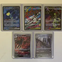 Pokemon Holo Lot Iron Crown Gardevoir Zygarde Mightyena Dugtrio 5 Cards English - Image 1
