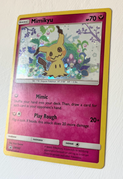 Pokemon Card Mimikyu Sm163 Sm Holo Shiny - Image 4