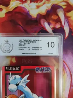 Pokemon Card Dratini Charmander Pocket Monsters Carddass 1997 Japan PGS PSA 10 - Image 4