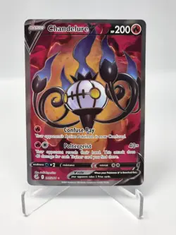 Pokemon Chandelure V Full Art 247/264 Fusion Strike NM - Image 1