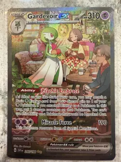 Pokemon Gardevoir ex 245/198 SV01 Scarlet & Violet Special Art Rare Holo 310 HP - Image 1