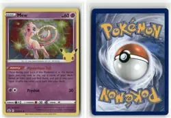 Mew 011 Holo Celebrations Holo Pokemon Rare Holo Near Mint - Image 3