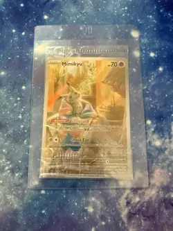 Pokemon TCG Mimikyu 075 SEALED, Scarlet Violet Paldean Fates 1 - Image 3