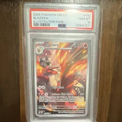 Pokemon Blaziken 192/182 Destined Rivals Illustration Rare Holo PSA 10 170 HP - Image 1