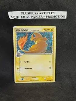 Carte Pokemon Salameche Especes Delta 49/100 ex gardien de cristal - Image 1