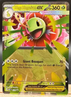 Mega Meganium ex 034 Black Star Promo Ascended Heroes Pokemon TCG NM - Image 1