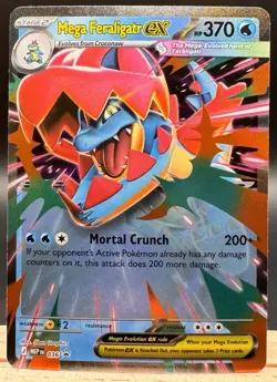 Mega Feraligatr ex 036 Black Star Promo Ascended Heroes Pokemon TCG NM - Image 1