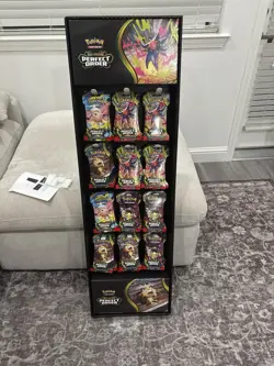 Pokemon Perfect Order 96 Ct Sleeved Boosters with Standing Display - Image 1