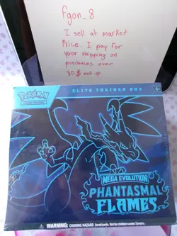 Pokemon TCG Phantasmal Flames Elite Trainer Box ETB Factory Sealed Charizard - Image 1