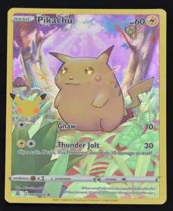 Pikachu 005/025 Celebrations Holo Near Mint Rare Pokemon - Image 2