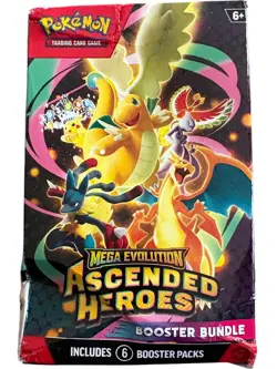 Pokemon TCG Mega Evolution Ascended Heroes Booster Bundle 1 XJV001 Apr Z5 - Image 1