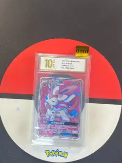 Pokemon S-Chinese Sun & Moon Sylveon GX CSM1cC 179 SR Grade10 - Image 1
