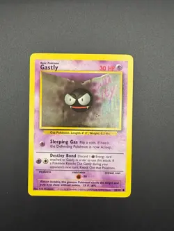 Pokemon Gastly Common Base Set 050/102 LP - Image 1