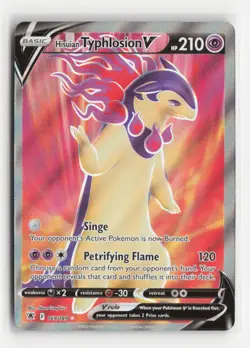 Hisuian Typhlosion V Full Art 169/189 SWSH10: Astral Radiance Pokemon Ultra Rare - Image 1
