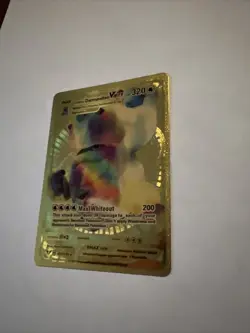 Galarian Darmanitan VMAX Gold Foil Fan Art Pokemon Card - Image 3
