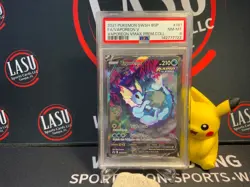 2021 POKEMON SWSH BLACK STAR PROMO VMAX PREMIUM COLL. #SWSH181 VAPOREON V PSA 8 - Image 1