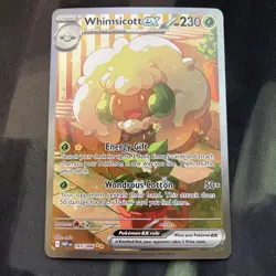 Whimsicott ex 165/086 Sv: White Flare Holo SIR Special Illustration Rare Pokemon - Image 1