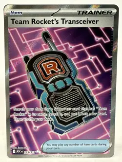Team Rocket's Transceiver 263/217 Mega Evolution Ascended Heroes Pokemon TCG NM - Image 1