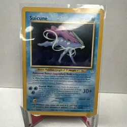 1995 - 2000 Pokemon TCG Suicune 27/64 Neo Revelation Regular WOTC - Image 1