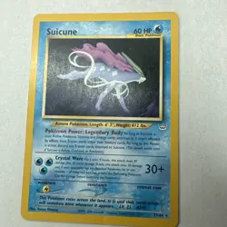 1995 - 2000 Pokemon TCG Suicune 27/64 Neo Revelation Regular WOTC - Image 3