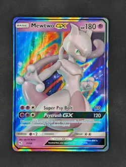 Mewtwo GX 31/68 Pokemon TCG Ultra Rare Hidden Fates Near Mint - Image 1
