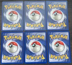 Lot Of 6 Pokemon TCG WOTC Shadowless Energies MINT NM - Image 2