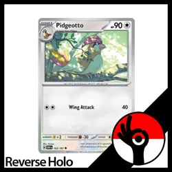 Pokemon TCG: Obsidian Flames - Reverse Holo - 163/197 - Pidgeotto - Image 1