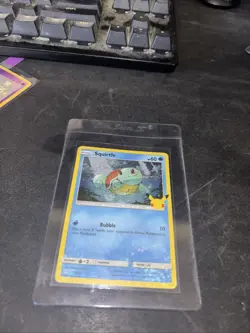 2021 Squirtle 17/25 Pokemon 25th Anniversary Celebrations Mcdonalds Holo Bleed - Image 1