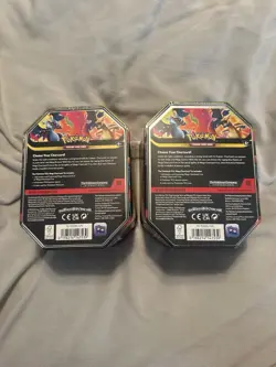 Pokemon Mega Charizard X & Y EX Tins Sealed SET OF 2 Tins Sealed Brand New - Image 2