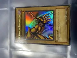 YuGiOh Left Arm of the Forbidden One LOB-123 1st Edition Ultra Rare Holo - Image 3