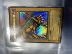 YuGiOh Left Arm of the Forbidden One LOB-123 1st Edition Ultra Rare Holo - Image 4