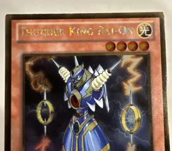 Yugioh Thunder King Rai-Oh PGLD-EN075 Gold Rare 1st Ed LP - Image 2