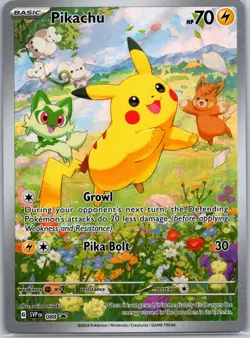 Pikachu SV: Scarlet & Violet Promo Cards 088 Holo NM - Image 1
