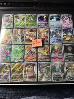 Lot Of 24 Pokemon Cards $130 Value For Cheap - Image 1