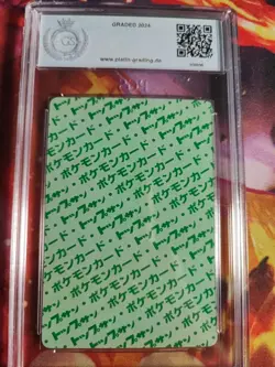 Pokemon Card Menki Mankey Topsun 1995 Bandai Japanese PGS PSA 10 Green Back - Image 5