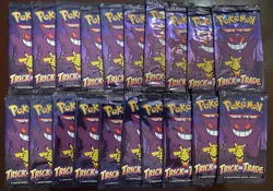 Pokemon TCG Trick or Trade Card 20 Pack Lot 2022 Halloween - Image 1